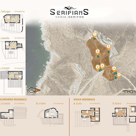 Snake House 180 Sea View - Serifians Residences Vayiá Екстериор снимка